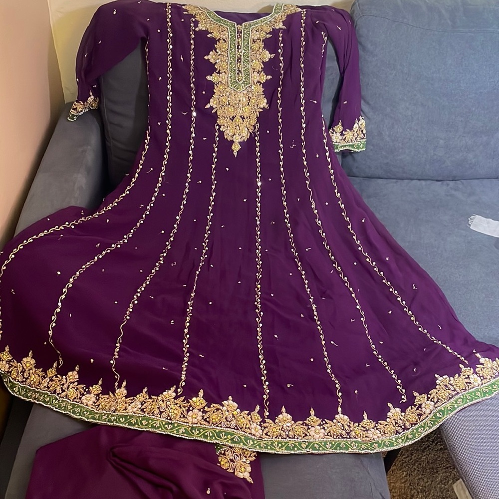 Pakistani Heavy embroidered dress